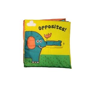 Melissa And Doug Soft Activity Baby Learning Book - Opposites